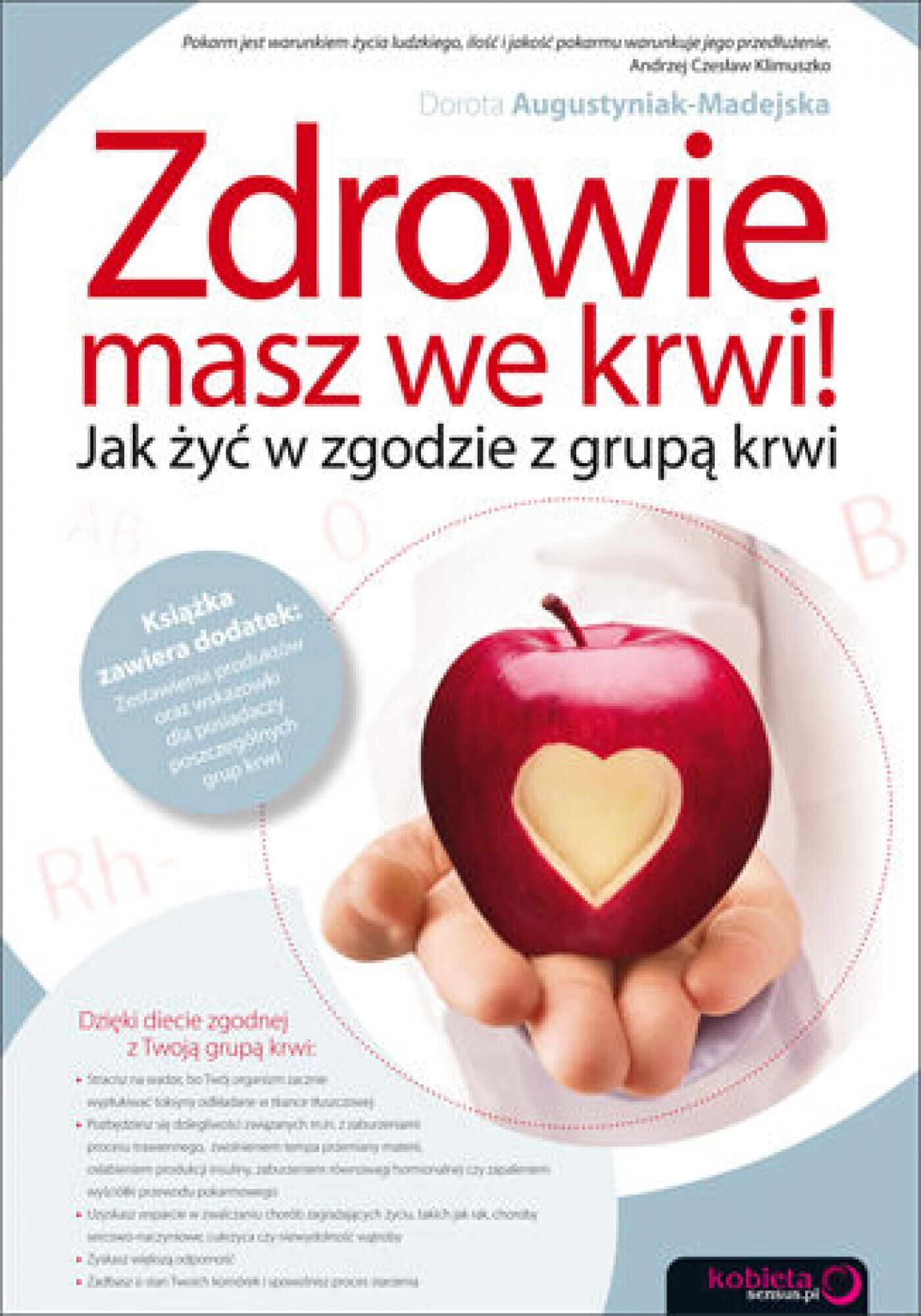 Zdrowie masz we krwi! Jak żyć w zgodzie z grupą krwi (audiobook MP3)