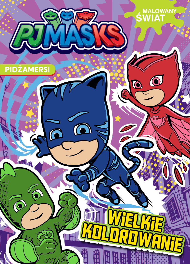 Pidżamersi Malowany świat Wielkie kolorowanie