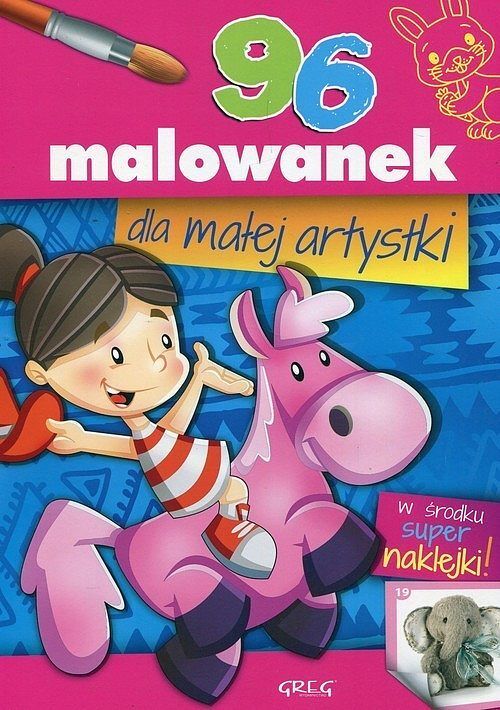96 malowanek dla małej artystki