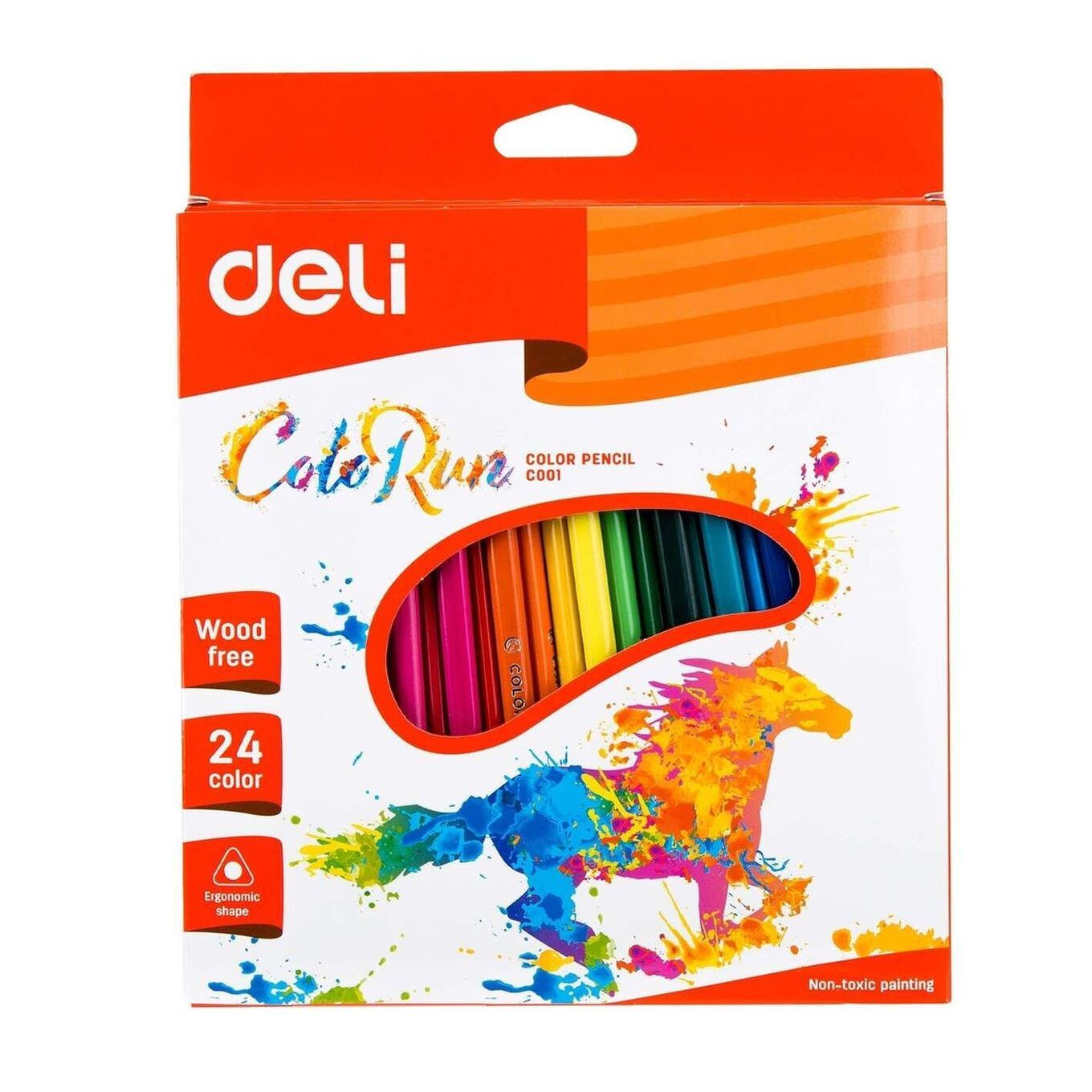 Kredki ołówkowe bezdrzewne Colorun 24 kolory