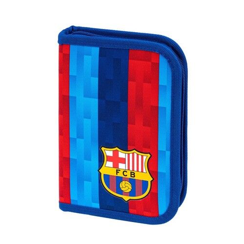 Piórnik pojedynczy dwuklapkowy bez wyposażenia FC BARCELONA, AC1