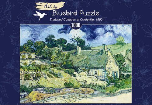 Puzzle Stare chaty w Cordville Vincent van Gogh 1000