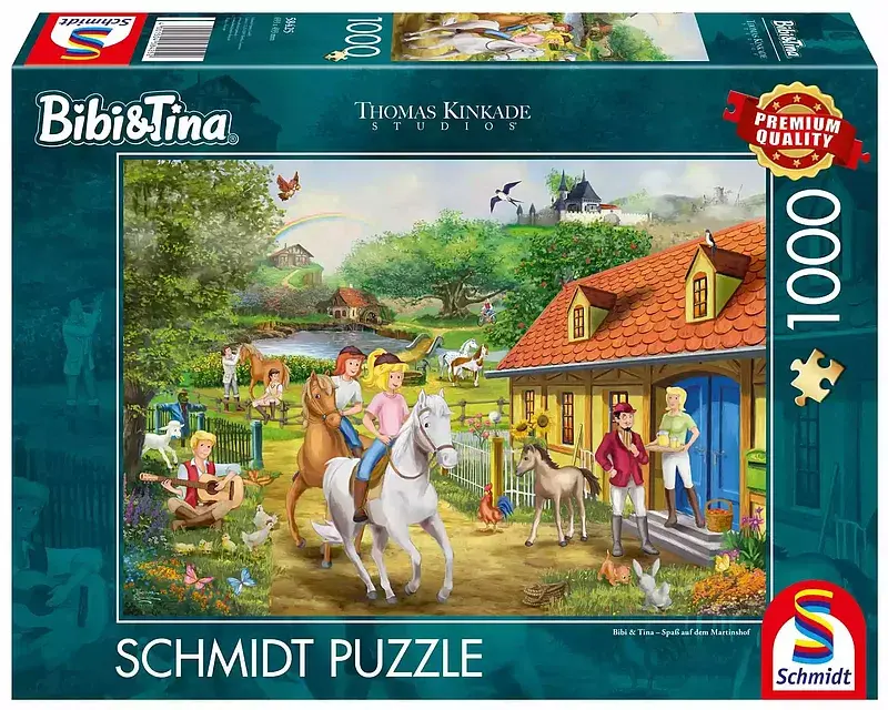 Puzzle 1000 pq t. Kinkade bibi & tina 112339