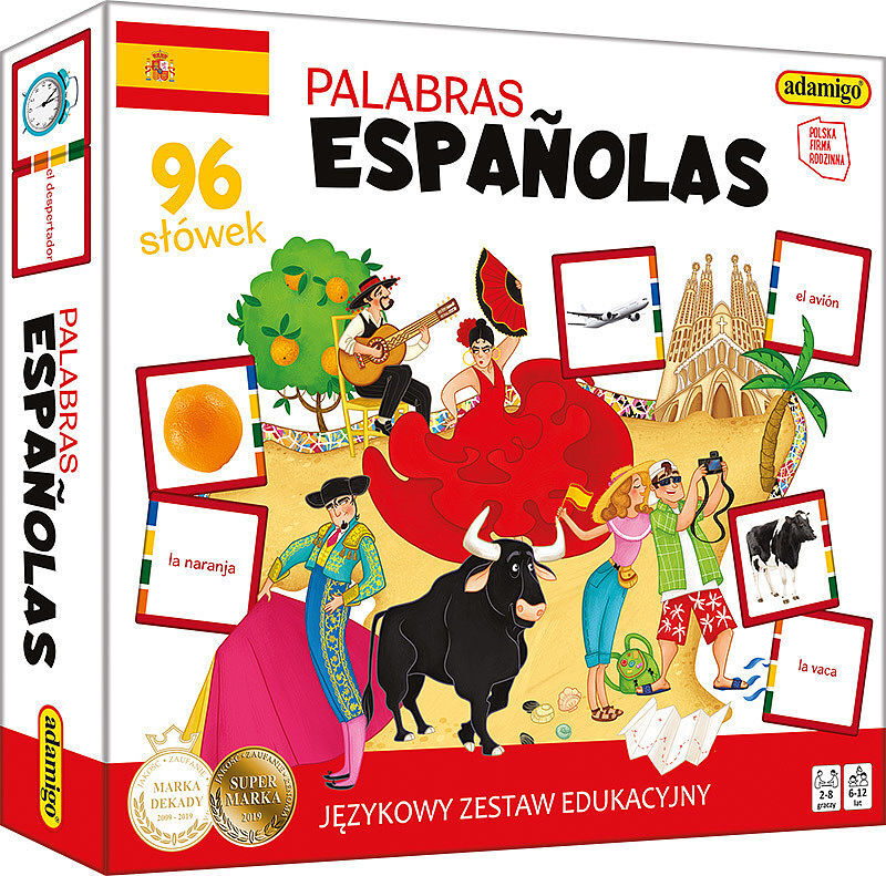 Gra palabras espanolas słówka hiszpańskie