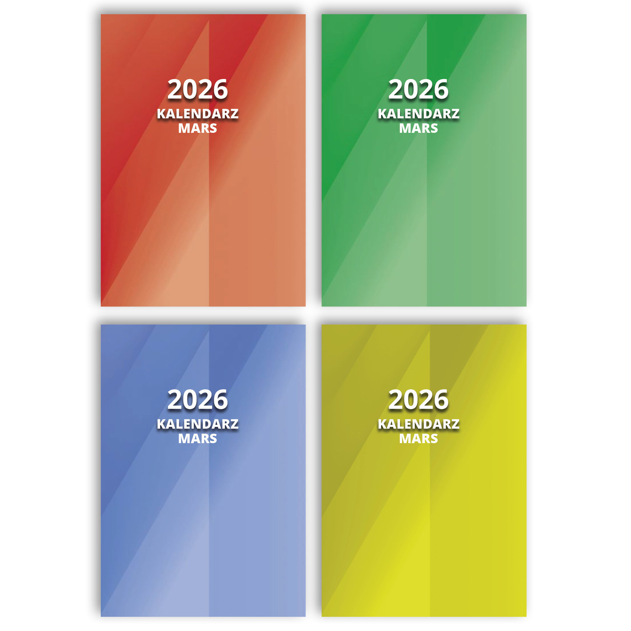 Kalendarz 2026 kieszonkowy tygodniowy Mars 1szt.mix