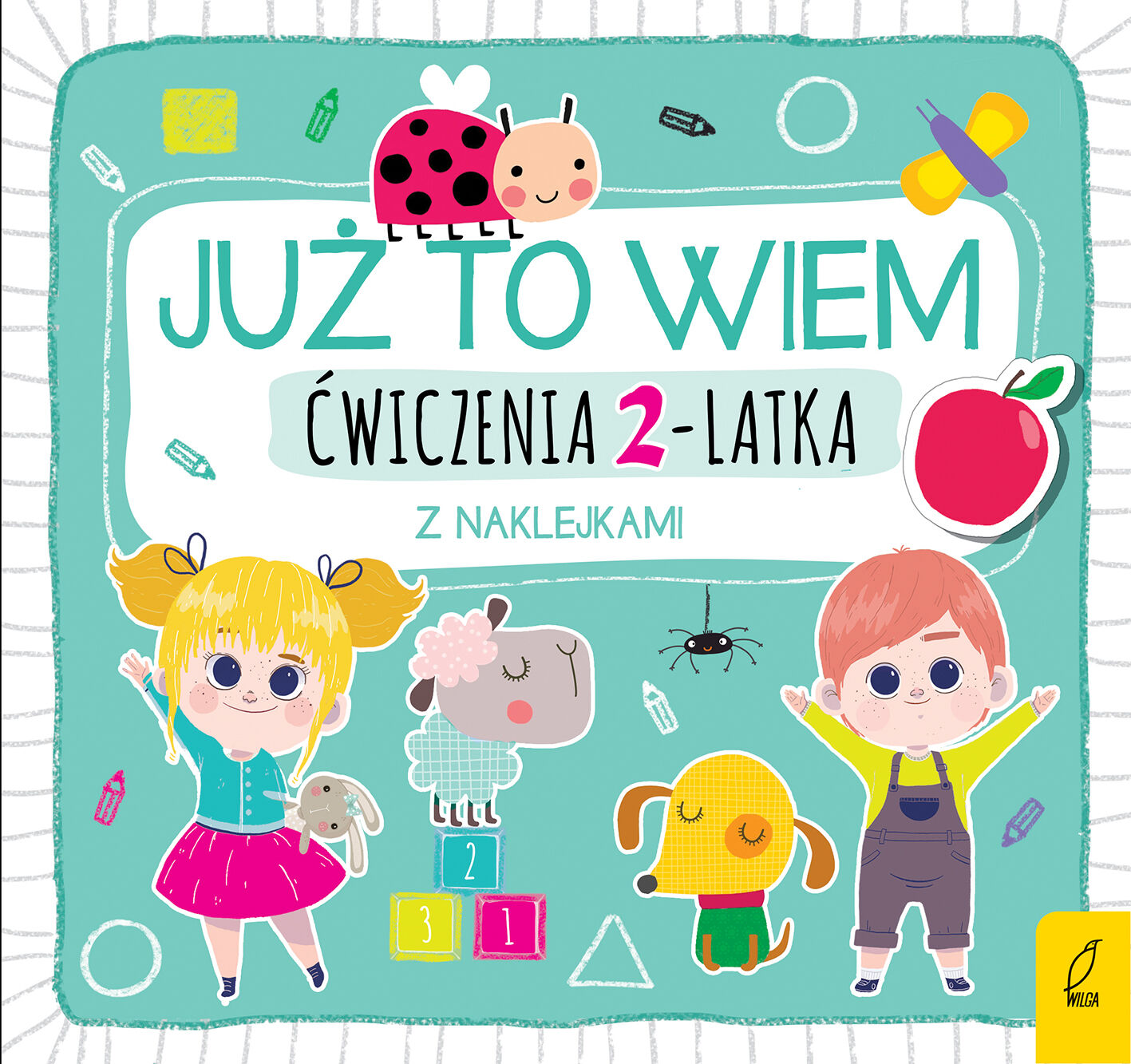 Już to wiem. Ćwiczenia 2-latka z naklejkami