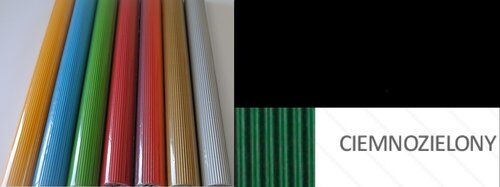 R741 - Tektura falista „E” rolka 50cm x 70cm. kolor ciemnozielony