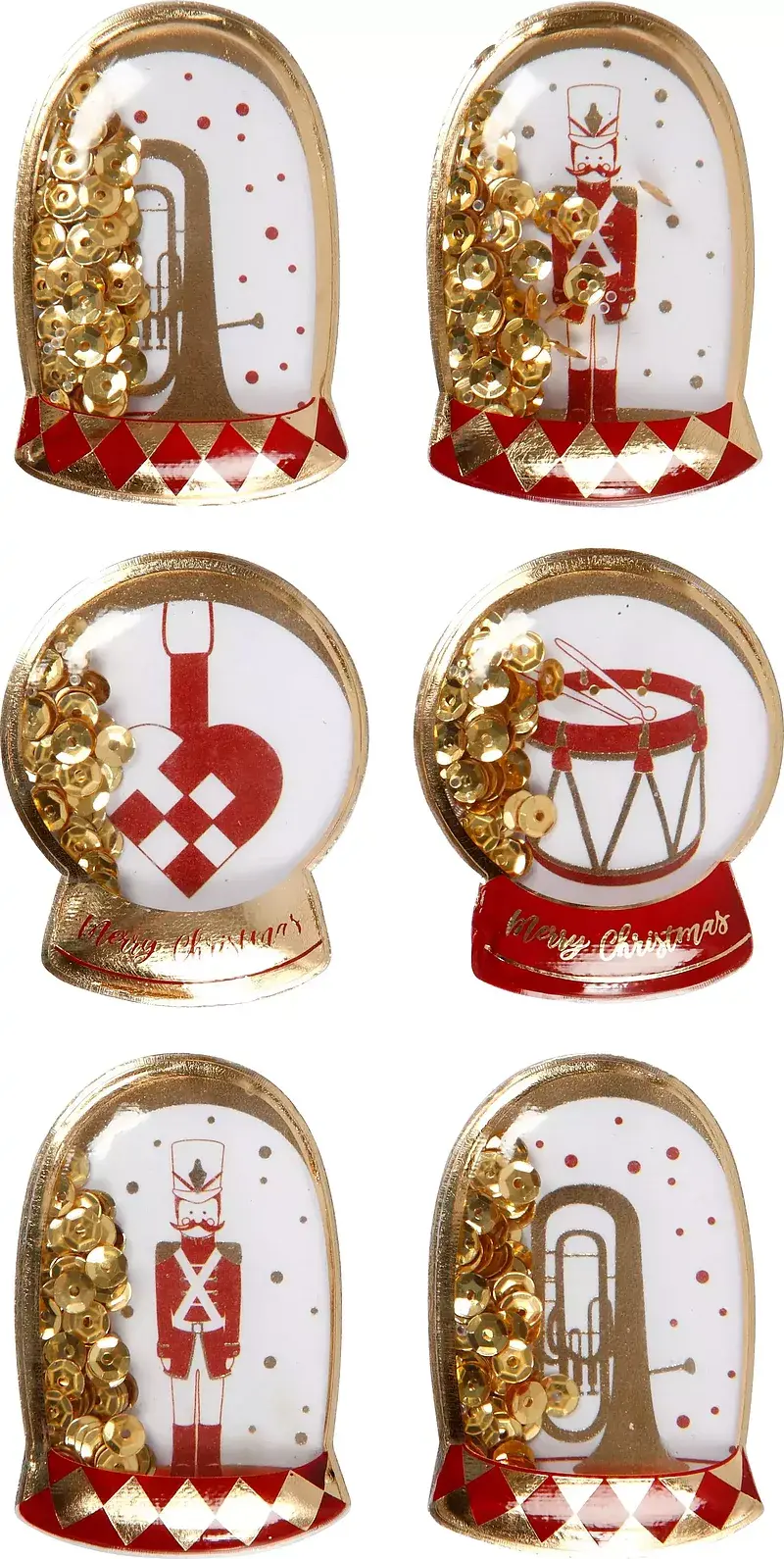Naklejki shaker gold nutracker 6szt. 1 arkusz edycja limitowana