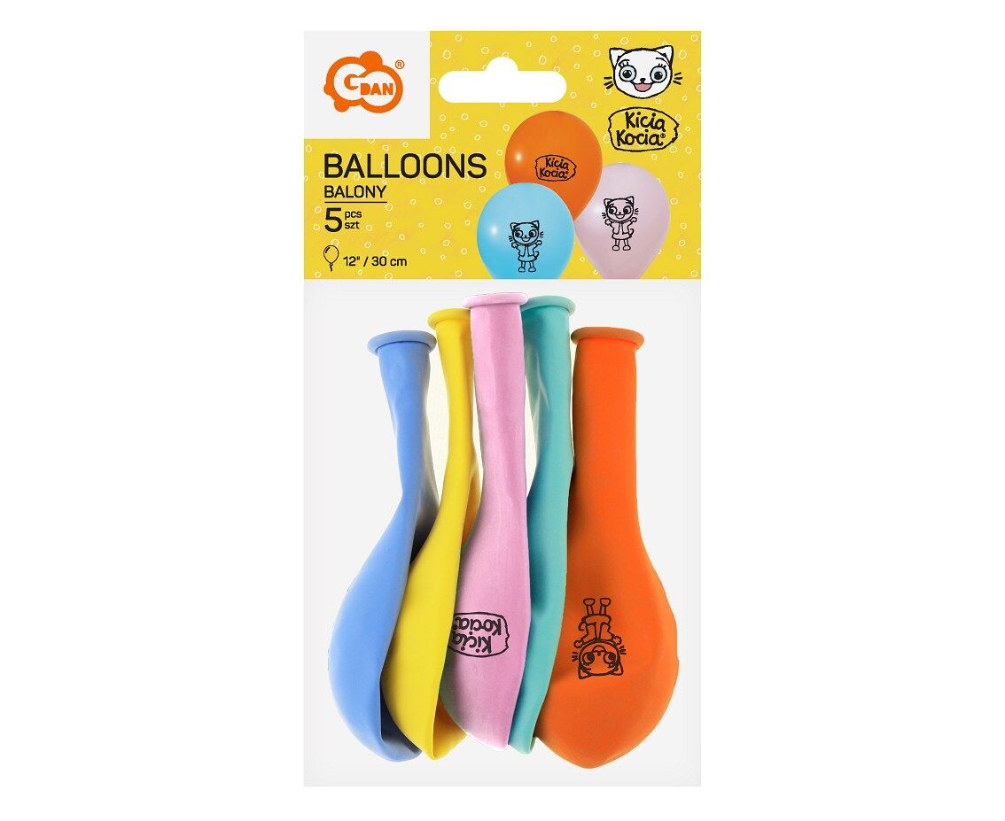 Balony Kicia Kocia 30cm 5szt.