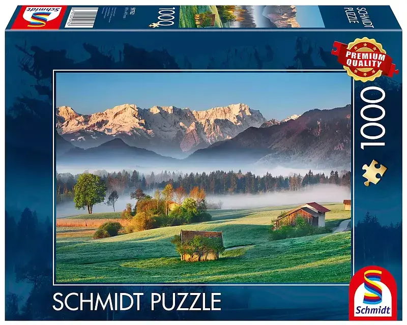 Puzzle 1000 pq rezerwat przyrody murnauer moos niemcy 112345