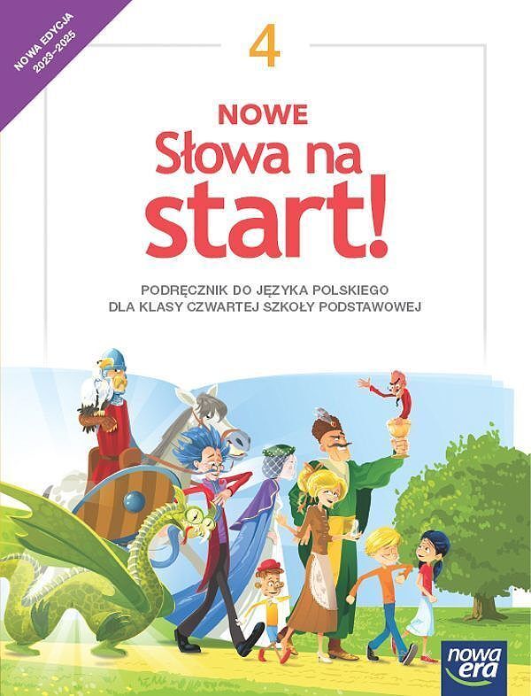 Język polski słowa na start! neon podręcznik dla klasy 4 szkoły podstawowej edycja 2023-2025
