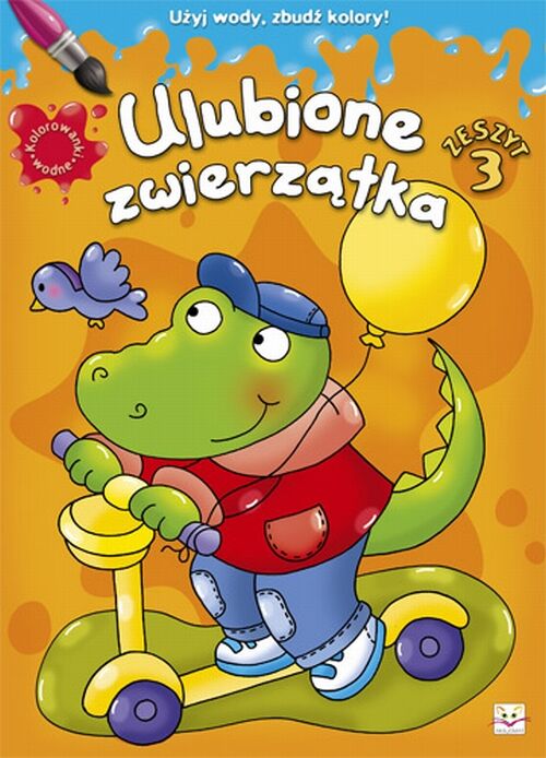 Kolorowanki wodne. Ulubione zwierzątka cz.3