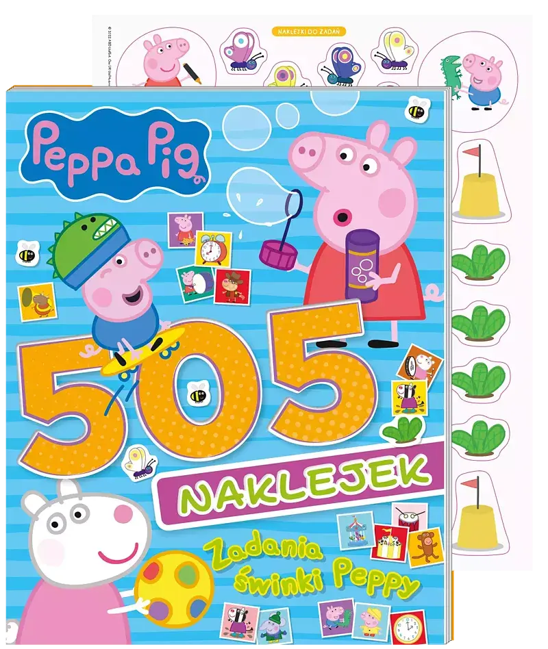 Peppa Pig. 505 naklejek 4. Zadania świnki Peppy