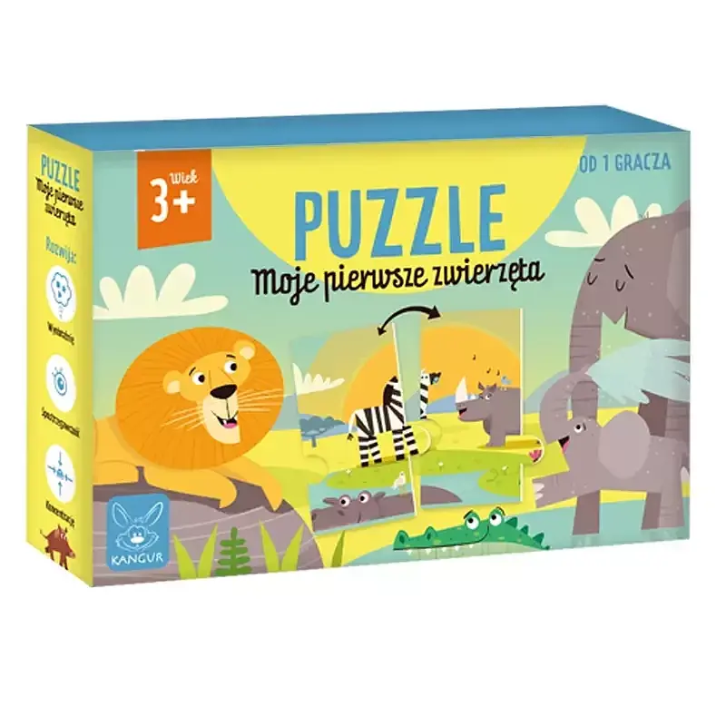 Gra puzzle moje pierwsze zwierzęta