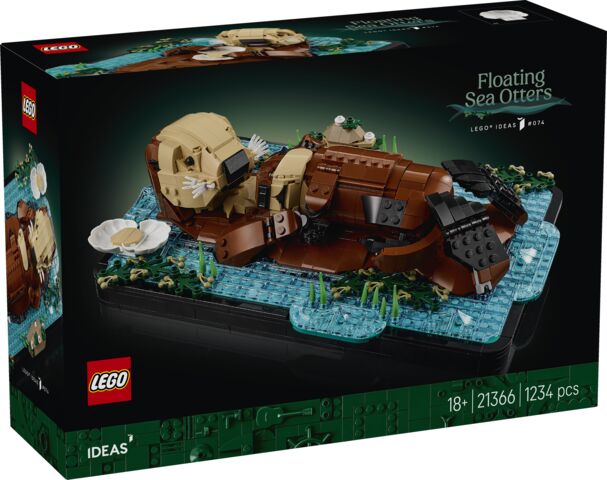 LEGO Ideas Pływające Wydry 21366