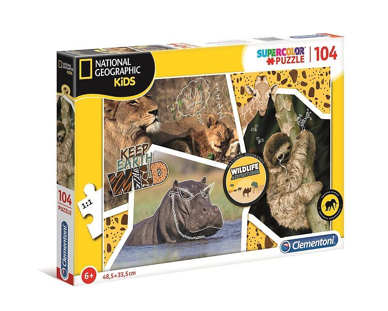 Puzzle 104 national geographic poszukiwacze przygód 27143