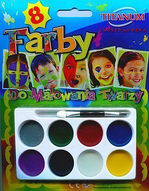 Farby do malowania twarzy