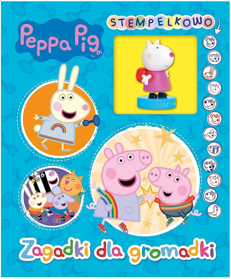 Peppa Pig. Stempelkowo. Zagadki dla gromadki.