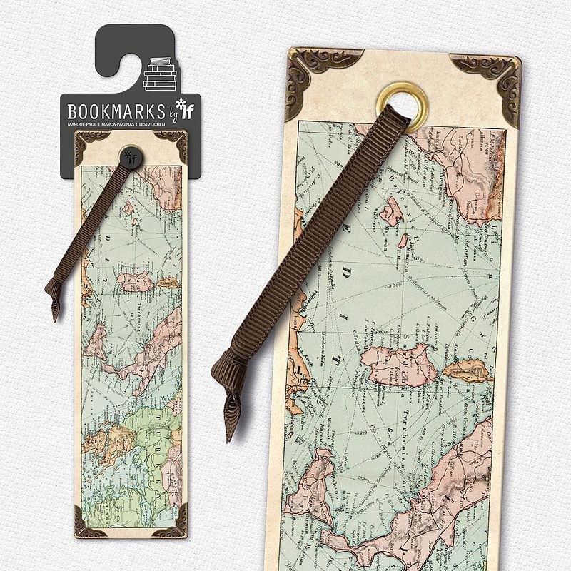 Zakładka vintage mapa 15809 if