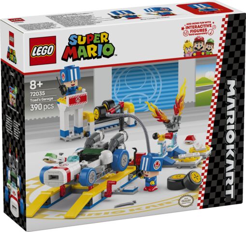 LEGO Super Mario Kart Toad i jego garaż 72035