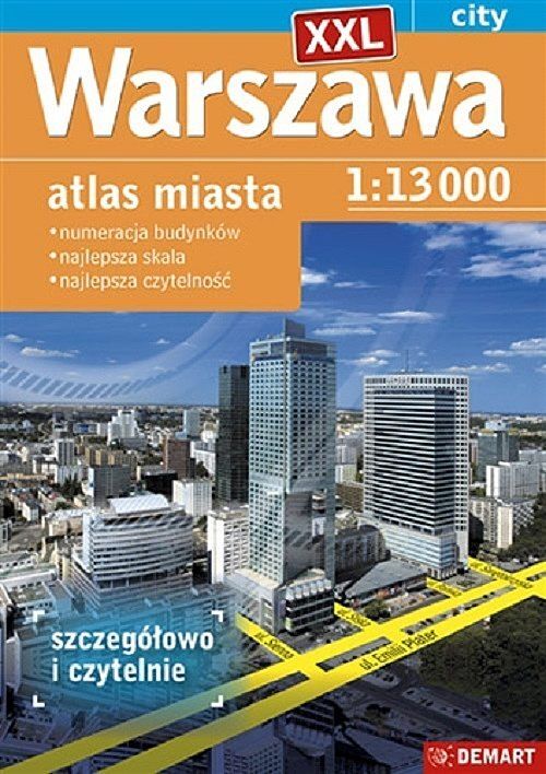 Warszawa. Atlas miasta w skali 1:13 000