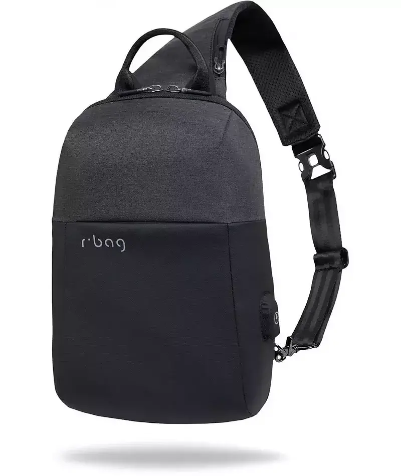 Plecak męski na jedno ramię r-bag magnet black