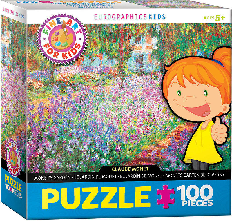 Puzzle 100 smartkids monets garden by claude mo 6100-4908