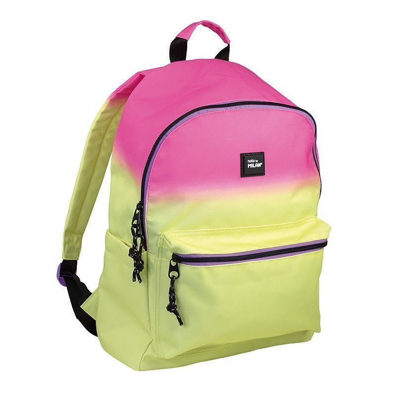 Plecak duży milan sunset żółto-różowym 22l