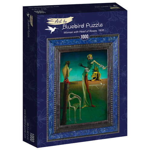 Puzzle 1000 Kobieta z głową z róż Salvador Dali 1935