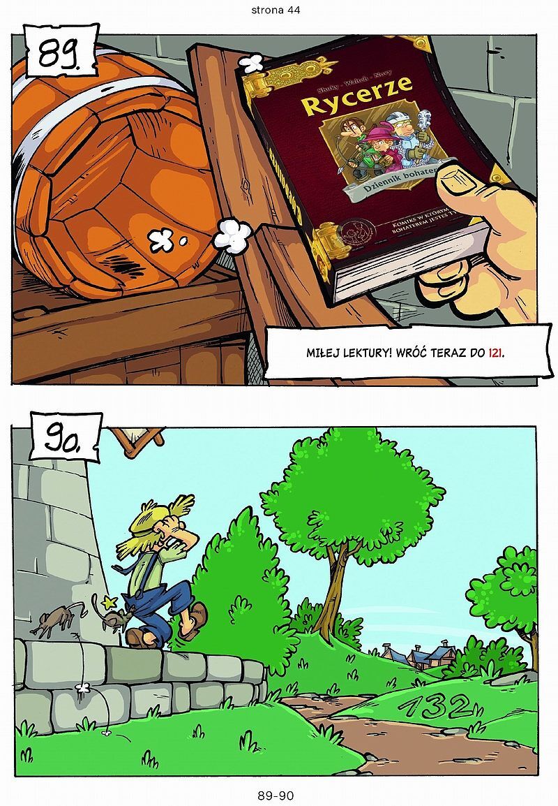 Komiksy paragrafowe - Rycerze #2: Wiadomość