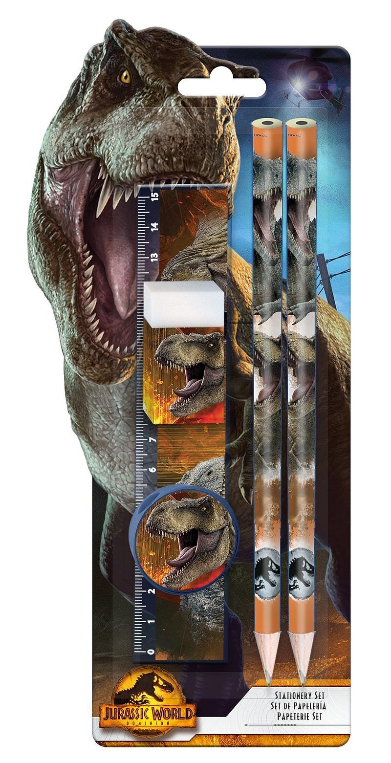 Zestaw piśmienniczy jurassic world 4 elementy jp00014