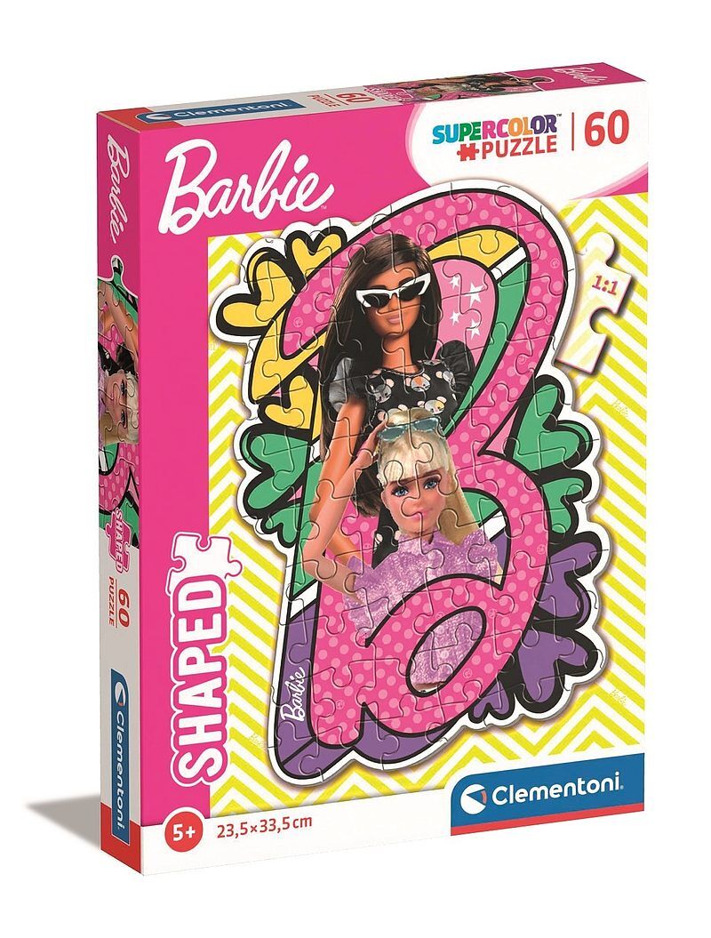 Puzzle 60 shaped barbie
