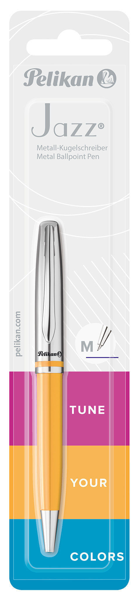 Długopis pelikan jazz classic musztardowy