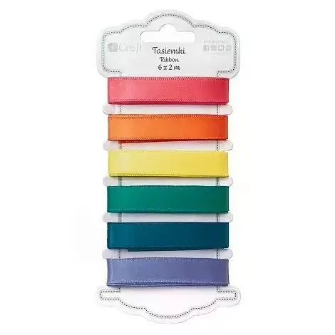 Tasiemki satynowe brights 6 x 2m