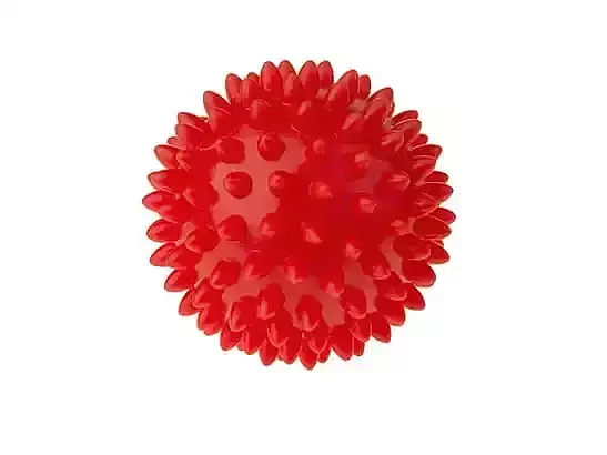 Piłka rehabilitacyjna 6,6 cm czerwona