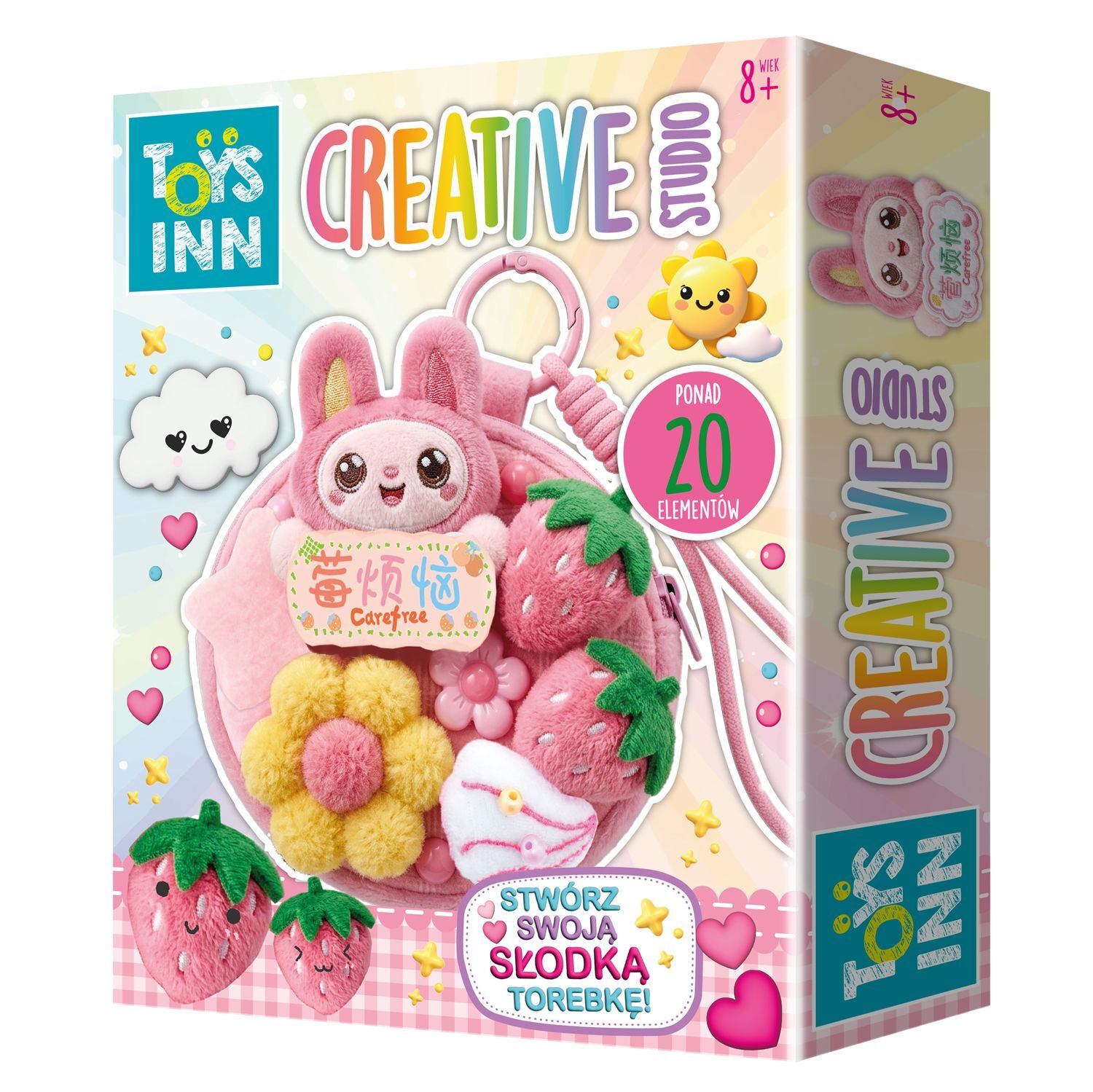Creative Studio Stwórz swoją mini Torebkę różową ToysInn STN 9902