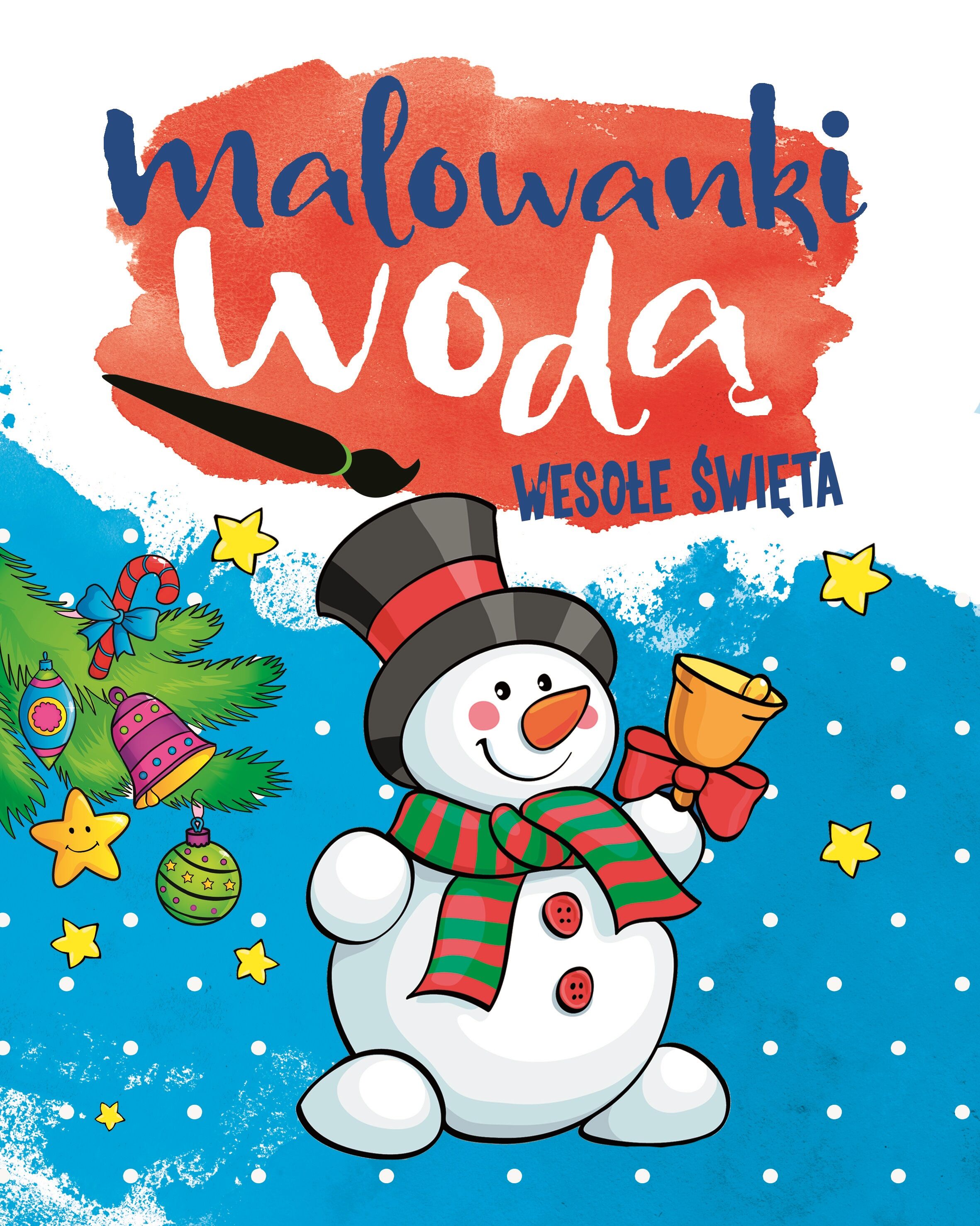 Wesołych świąt malowanki wodą