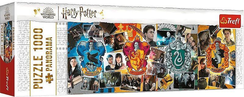 Puzzle Cztery domy Hogwartu 1000