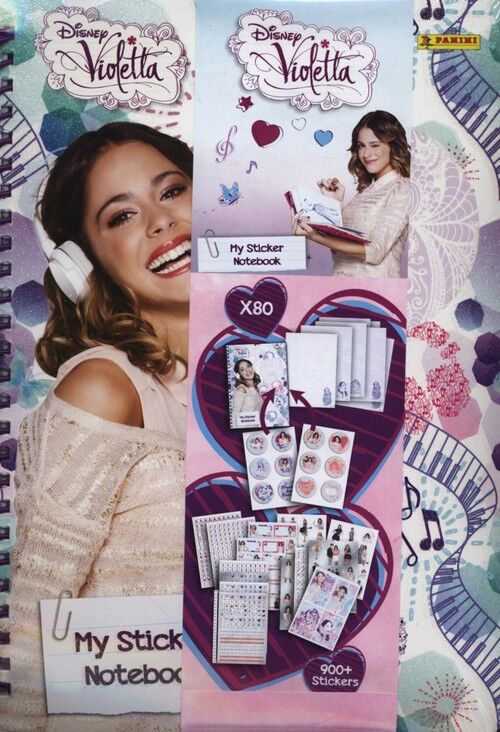 Notatnik z naklejkami Violetta