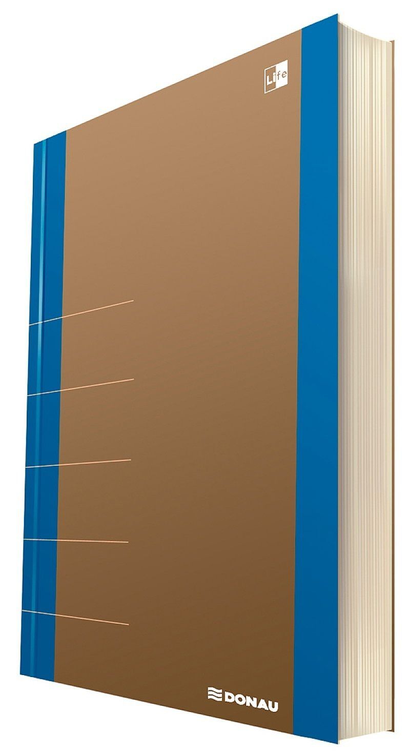 Notatnik donau life organizer 80 kartek niebieski 165x230mm