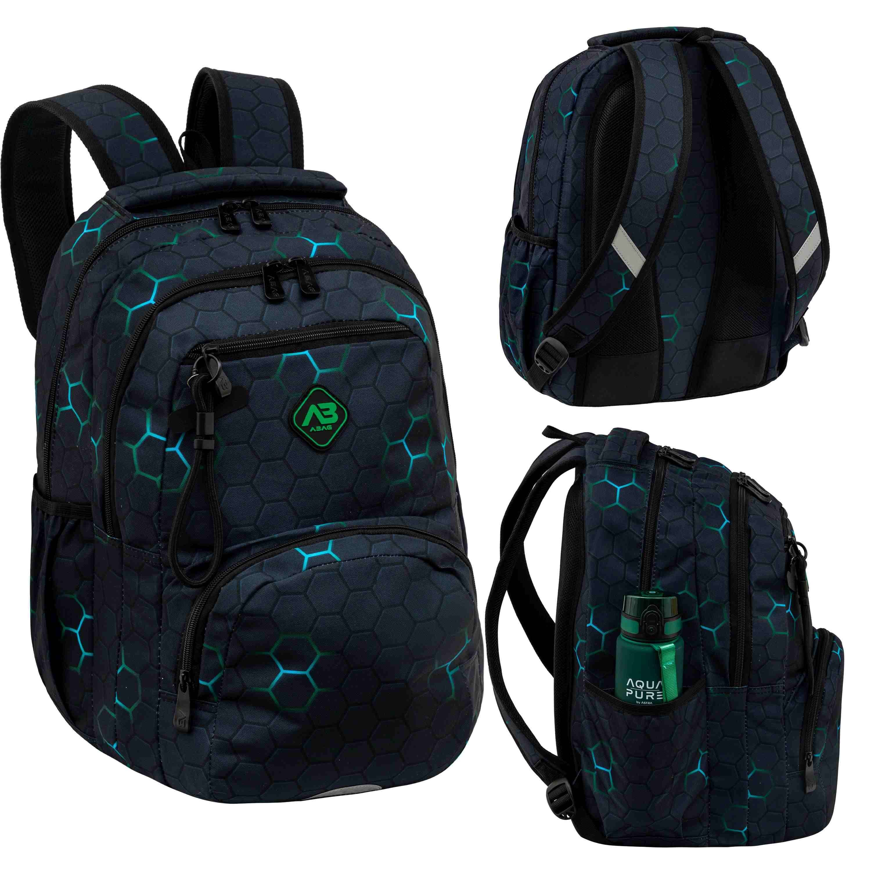 Plecak 3-komorowy Abag Green Element