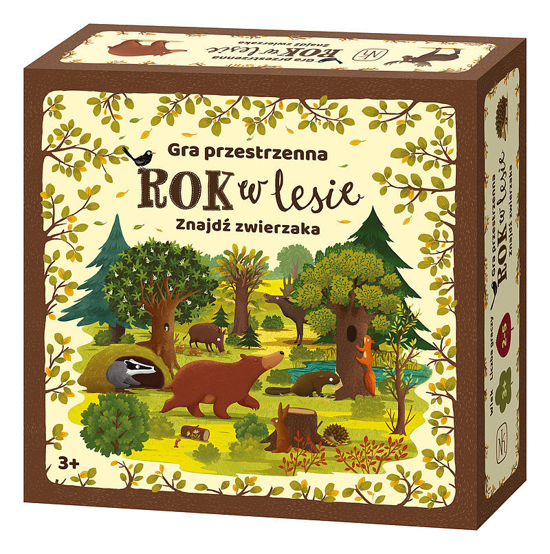 Rok w lesie. Znajdź zwierzaka