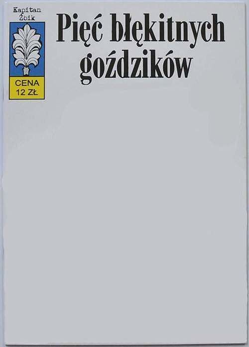 Kapitan Żbik - 54 - Pięć błękitnych goździków (okładka blank)