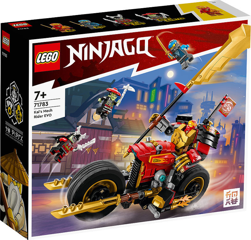 Lego ninjago jeździec mech kaia evo 71783
