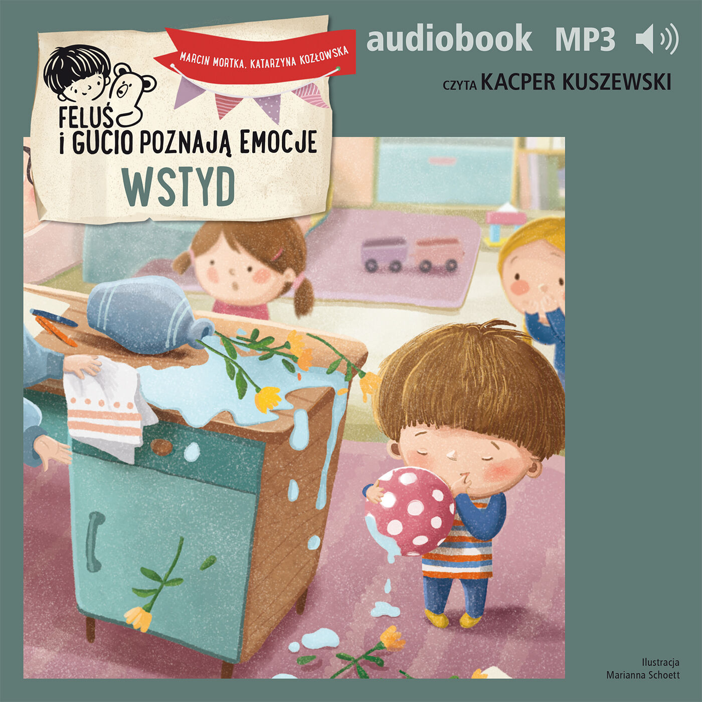 Feluś i Gucio poznają emocje. Wstyd (audiobook MP3)
