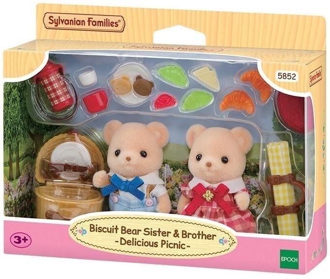 Sylvanian Families Piknik rodzeństwa ciasteczkowych misiów 5852