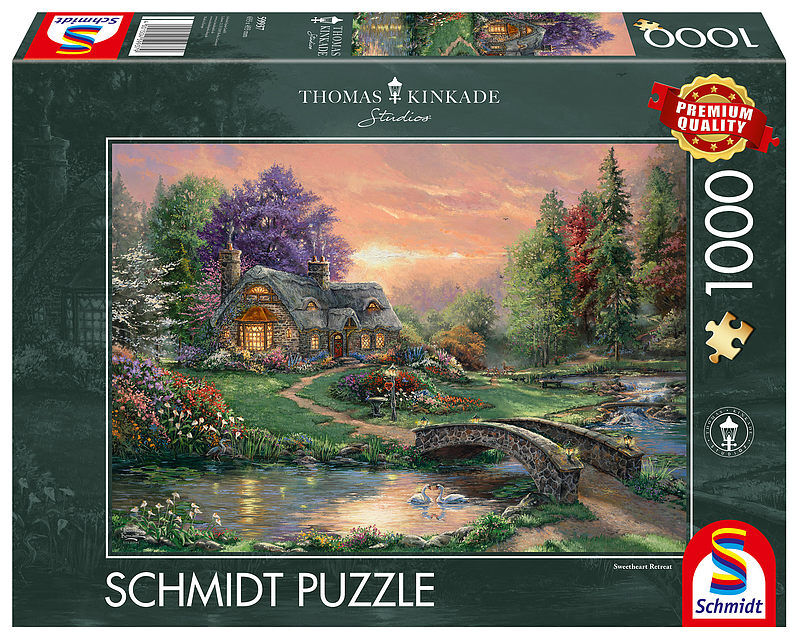Puzzle 1000 pq romantyczny weekend t. Kinkade 111100