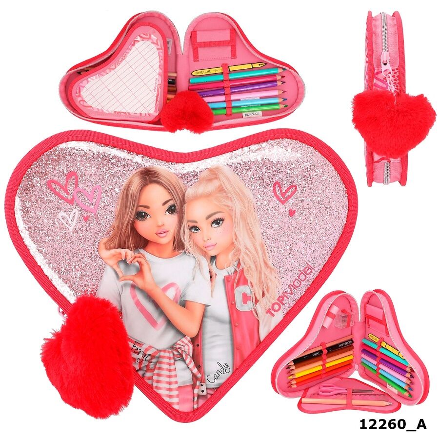 Piórnik z wyposażeniem serce Top Model OneLove 12260A