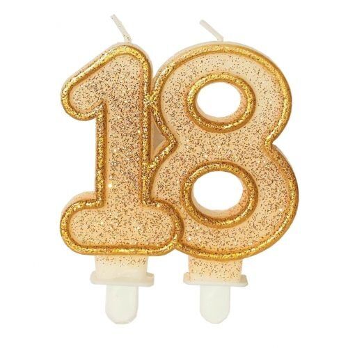 Świeczka urodzinowa "18"