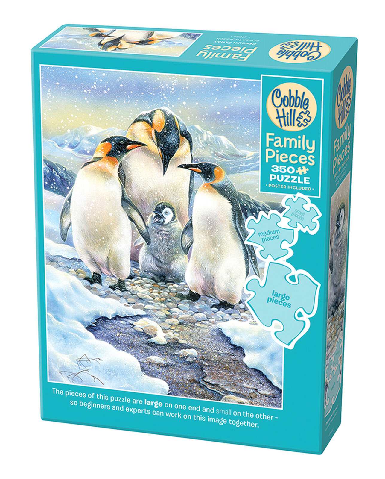 Puzzle 350 Rodzina pingwinów 112677